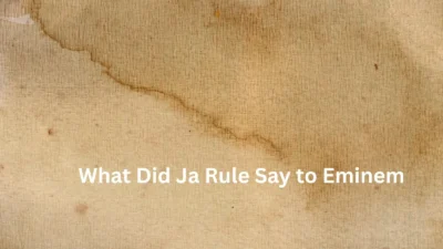 What Did Ja Rule Say to Eminem