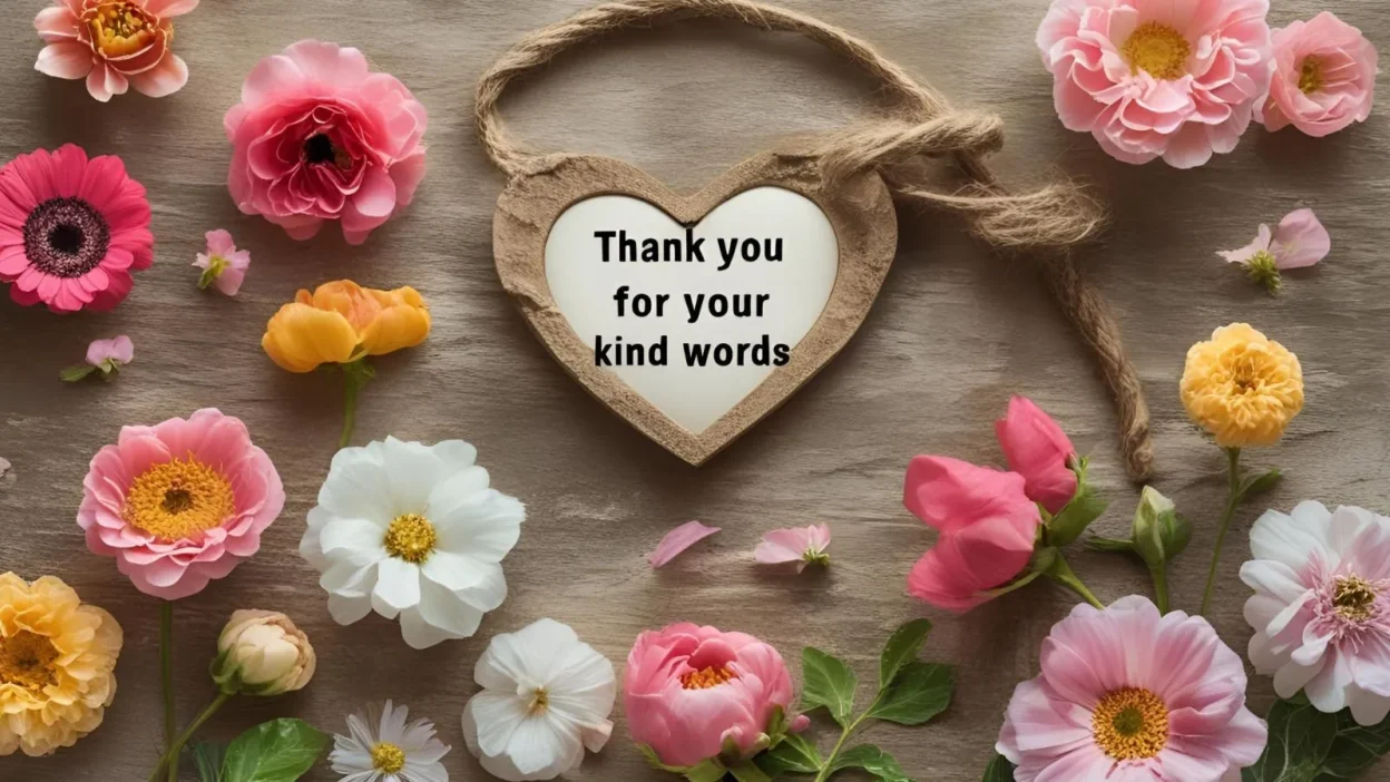 Thank You for Your Kind Words