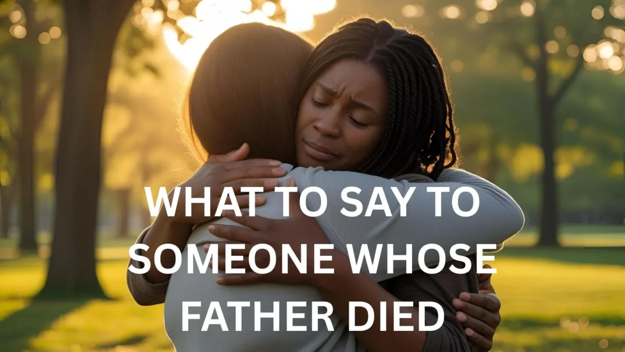 What to Say to Someone Whose Father Died