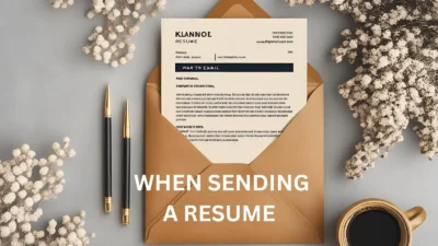 What to Say in an Email When Sending a Resume